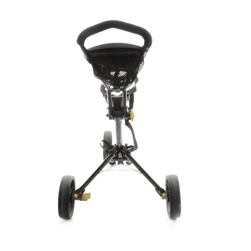 iCart Duo 3-Wheel Push/Pull Trolley - Black/Yellow