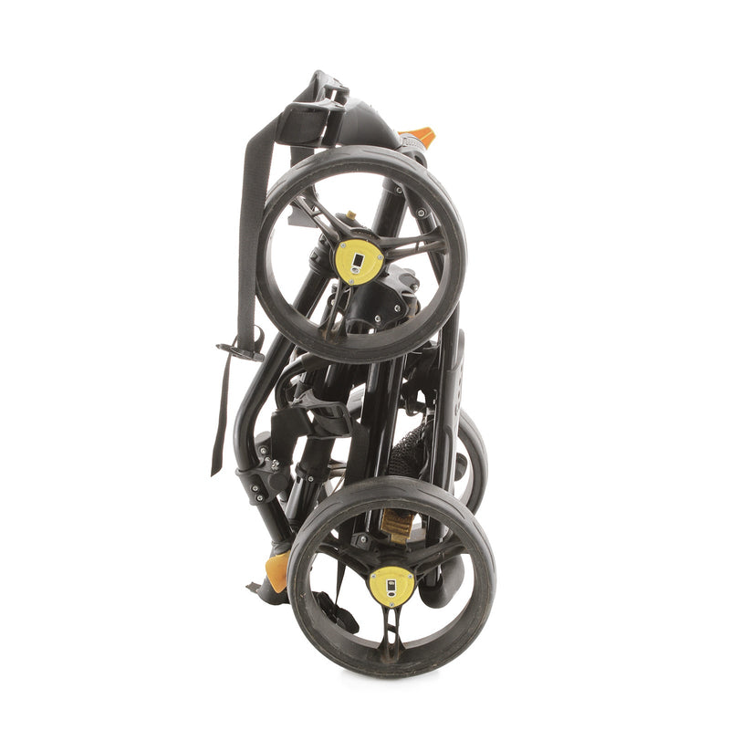 iCart Duo 3-Wheel Push/Pull Trolley - Black/Yellow