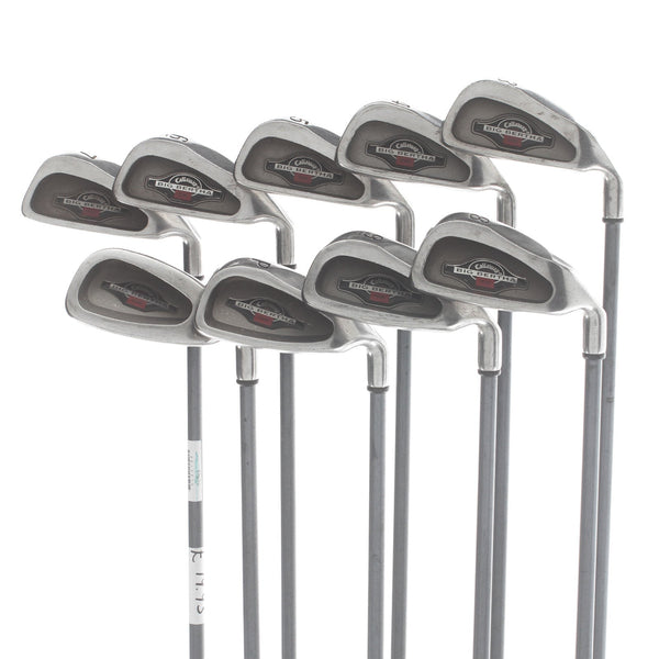 Callaway Big Bertha 1996 Graphite Mens Right Hand Irons 3-SW Firm - RCH 90