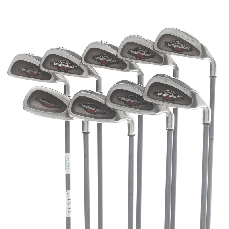 Callaway Big Bertha 1996 Graphite Mens Right Hand Irons 3-SW Firm - RCH 90