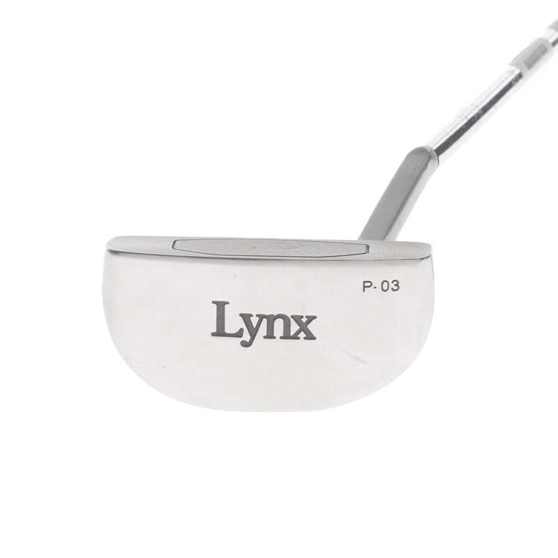 Lynx P-03 Mens Right Hand Putter 33.5" Mallet - Super Stroke Fatso 5.0