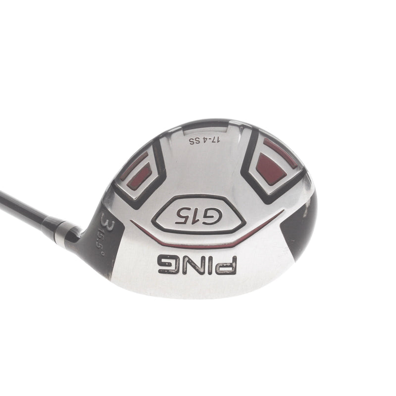 Ping G15 Graphite Mens Right Hand Fairway 3 Wood 15.5* Stiff - Aldila Serrano 75-S