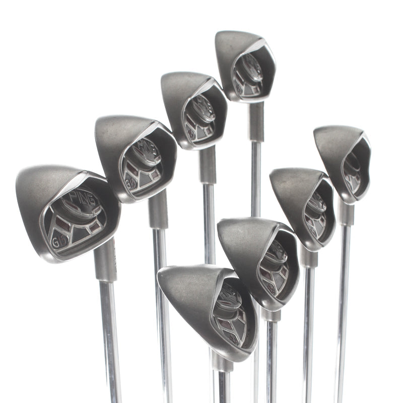 Ping G15 Steel Mens Right Hand Irons 4-SW Red Dot 1* Flat Regular - AWT
