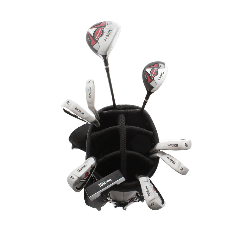 Wilson Stretch Steel/Graphite Mens Right Hand Package Set Regular - Stretch
