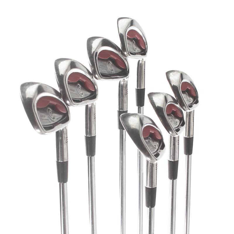 Cleveland CG Red Steel Mens Right Hand Irons 4-PW Stiff - True Temper Dynamic Gold S300