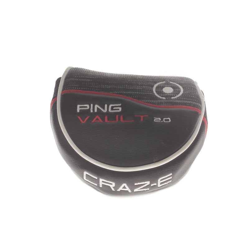 Ping Vault 2.0 Craz.E H Mens Right Hand Putter 34" Mallet - Super Stroke Tour 3.0