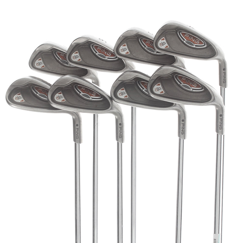 Ping G10 Steel Mens Right Hand Irons 5-SW Black Dot Regular - Ping AWT