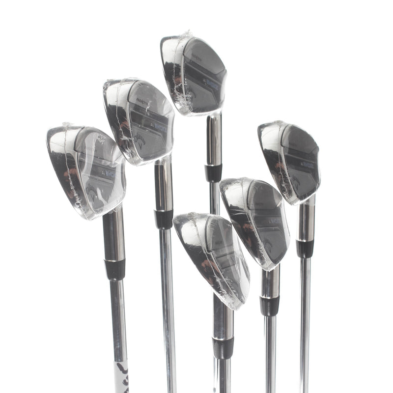 Callaway Paradym Ai Smoke Steel Mens Right Hand Irons 5-PW Stiff - Dynamic Gold MID 115 S300