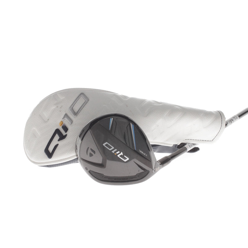 TaylorMade Qi10 Graphite Mens Left Hand Fairway 3 Wood 15* Stiff - Fujikura Ventus TR 6-S