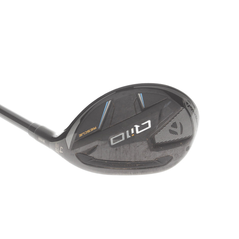 TaylorMade Qi10 Graphite Mens Right Hand 4 Hybrid 22* Stiff - Fujikura Ventus TR 7-S