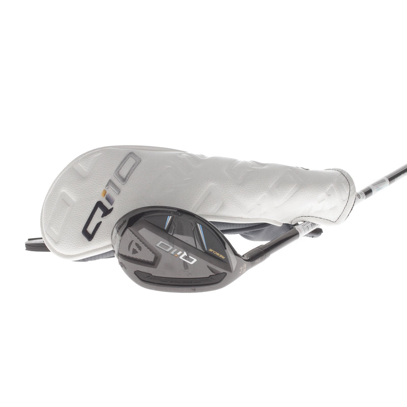 TaylorMade Qi10 Graphite Mens Left Hand 4 Hybrid 22* Regular - Fujikura Ventus TR 6-R