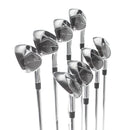 TaylorMade Qi Steel Mens Right Hand Irons 5-SW+AW Stiff - KBS Max 85