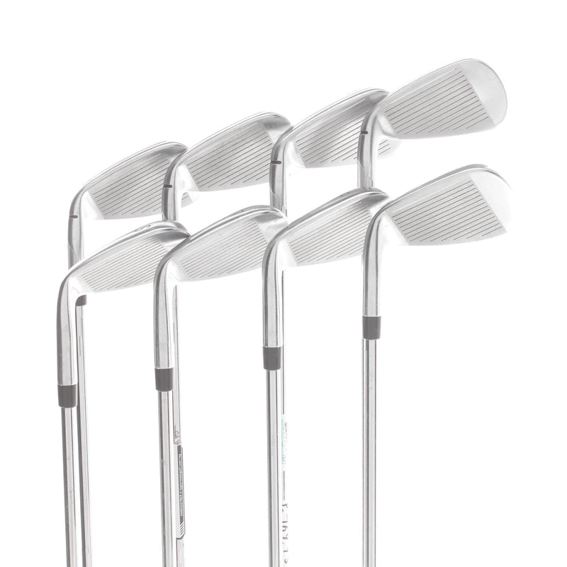 TaylorMade Qi Steel Mens Right Hand Irons 5-SW+AW Stiff - KBS Max 85