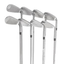 TaylorMade Qi Steel Mens Left Hand Irons 5-SW+AW Regular - KBS Max 85