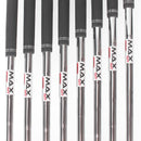 TaylorMade Qi Steel Mens Left Hand Irons 5-SW+AW Regular - KBS Max 85