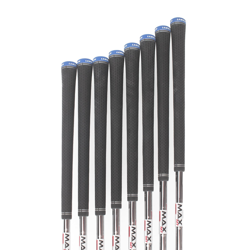 TaylorMade Qi Steel Mens Left Hand Irons 5-SW+AW Regular - KBS Max 85