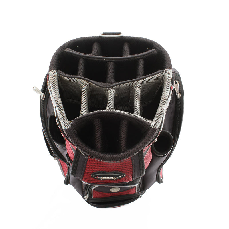 Adams Idea Pro Cart Bag - Black/Red