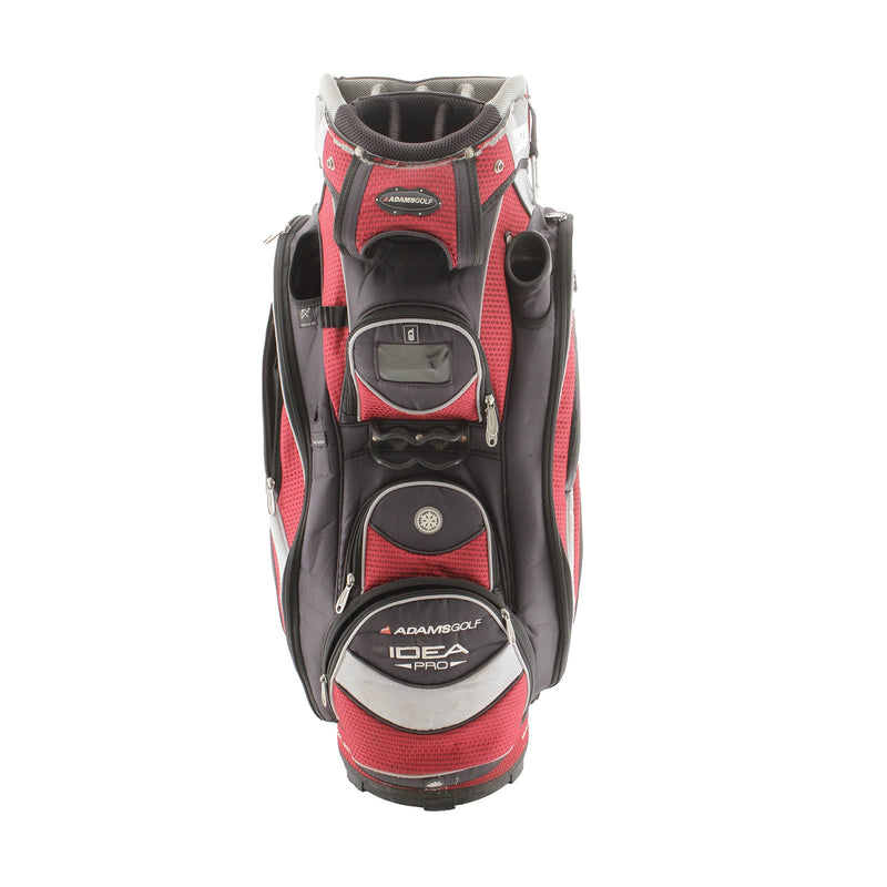 Adams Idea Pro Cart Bag - Black/Red