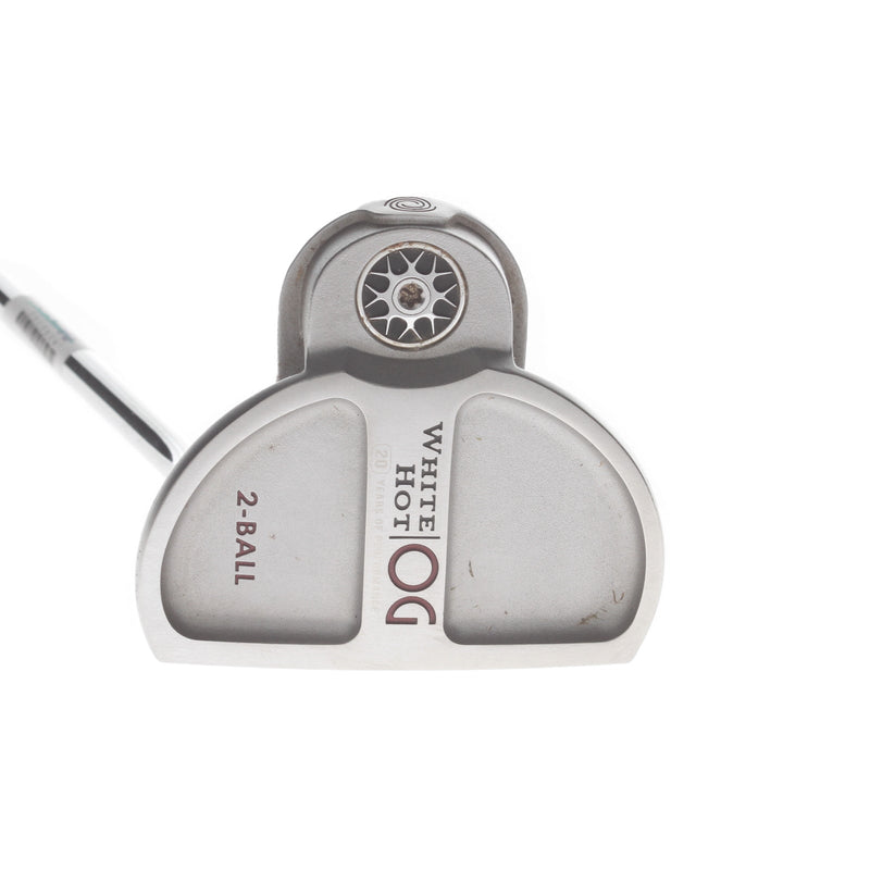 Odyssey White Hot OG 2-Ball Mens Right Hand Putter 35" Mallet - Odyssey