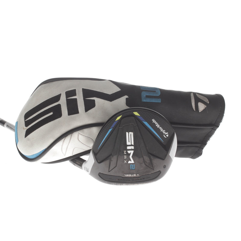 TaylorMade Sim2 MAX Graphite Mens Right Hand Fairway 3 Wood 15* Regular - Fujikura Blue FW 5-R