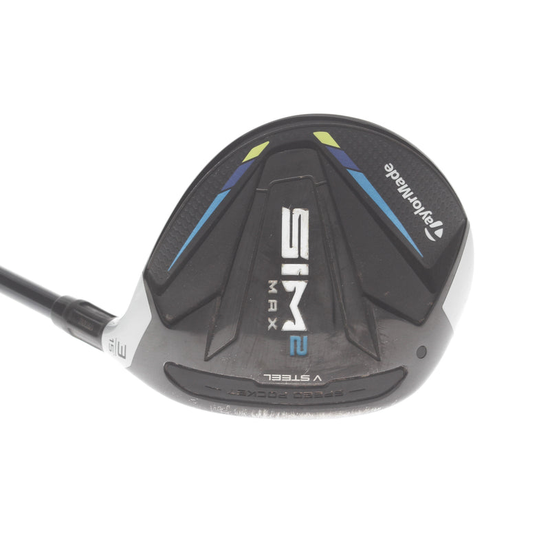 TaylorMade Sim2 MAX Graphite Mens Right Hand Fairway 3 Wood 15* Regular - Fujikura Blue FW 5-R