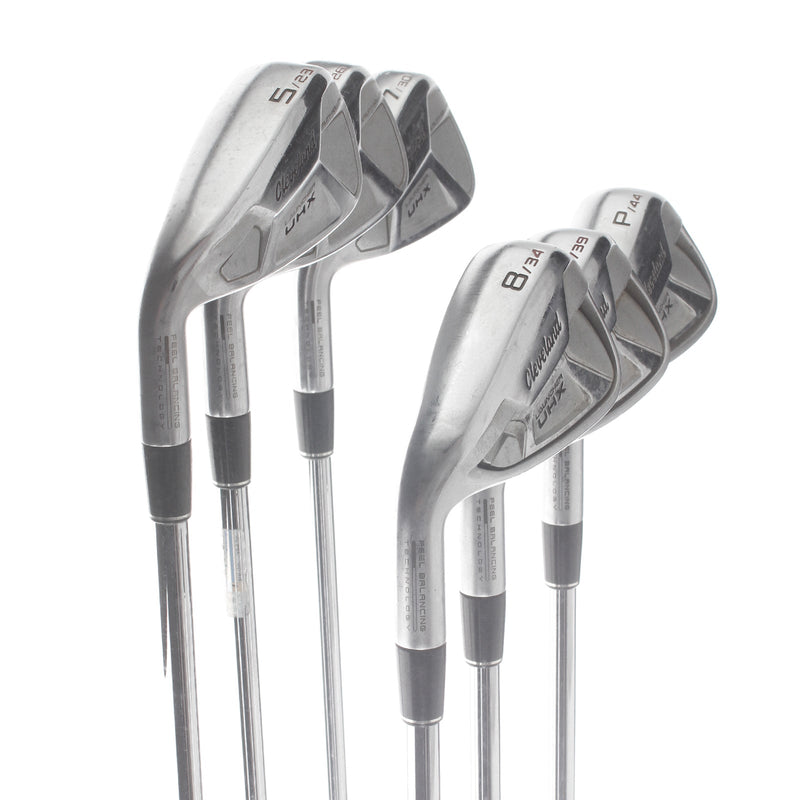 Cleveland Launcher UHX Steel Mens Left Hand Irons 5-PW Regular - NSPro Zelos7