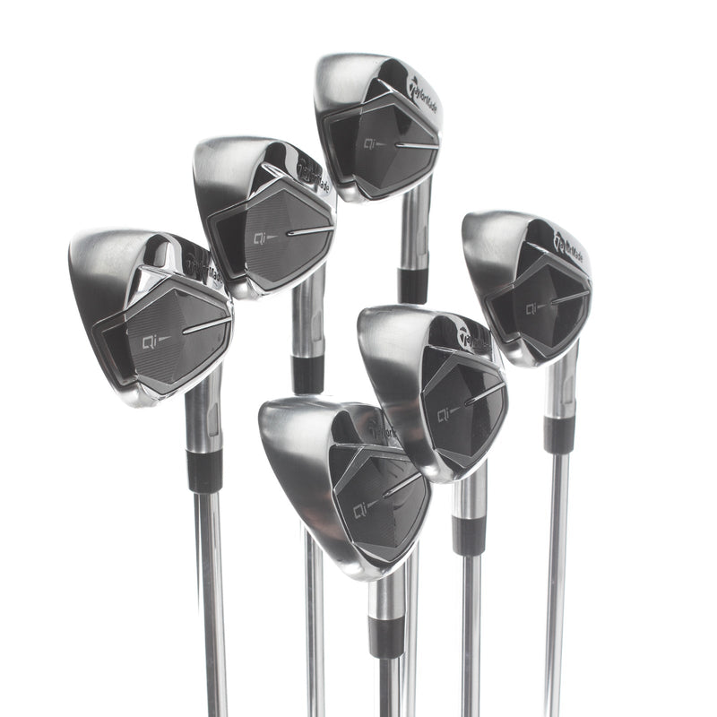 TaylorMade Qi Steel Mens Right Hand Irons 5-PW Regular - KBS Tour Lite