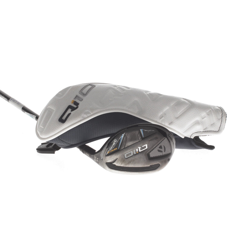 TaylorMade Qi10 Graphite Mens Right Hand 4 Hybrid 22* Stiff - Fujikura Ventus TR HB 7-S