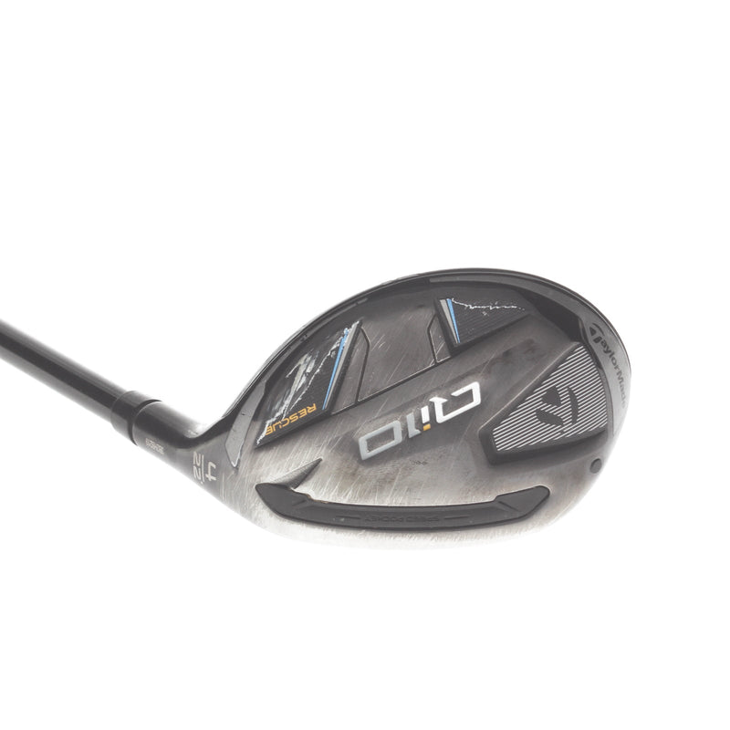 TaylorMade Qi10 Graphite Mens Right Hand 4 Hybrid 22* Stiff - Fujikura Ventus TR HB 7-S