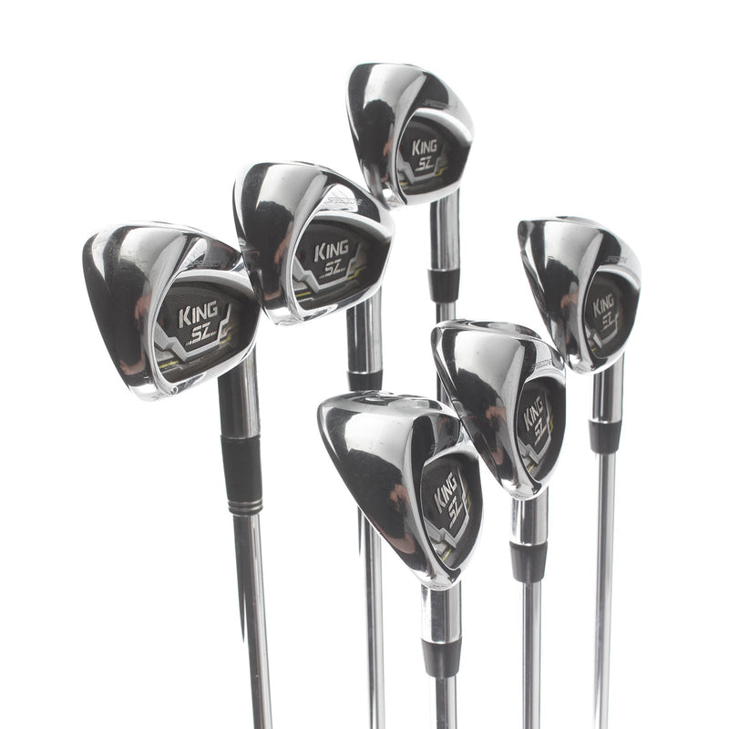 Cobra Speedzone Steel Mens Right Hand Irons 5-PW Regular - KBS Tour 90