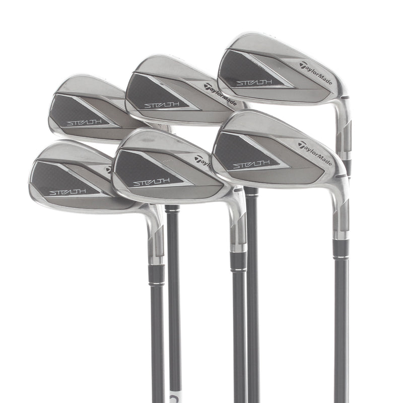 TaylorMade Stealth Graphite Mens Right Hand Irons 5-PW Regular - Ventus Red 6-R