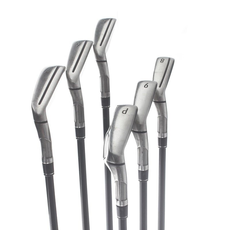 TaylorMade Stealth Graphite Mens Right Hand Irons 5-PW Regular - Ventus Red 6-R