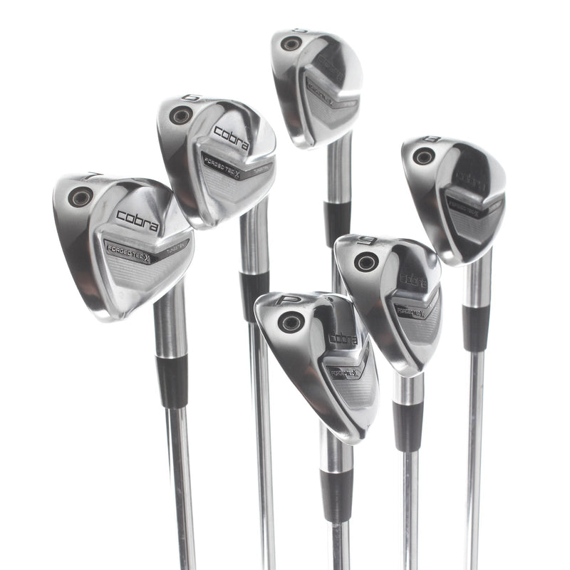 Cobra Forged Tec X Steel Mens Right Hand Irons 5-PW Stiff - KBS Tour Lite