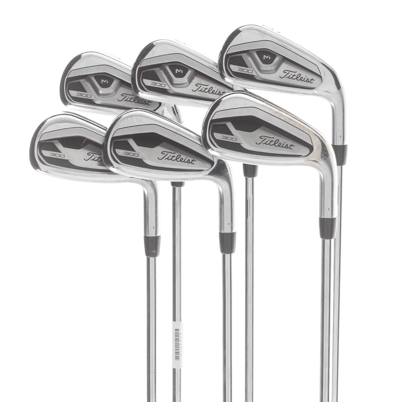 Titleist T300 2021 Steel Mens Right Hand Irons 5-PW Extra Stiff - True Temper AMT Black S300