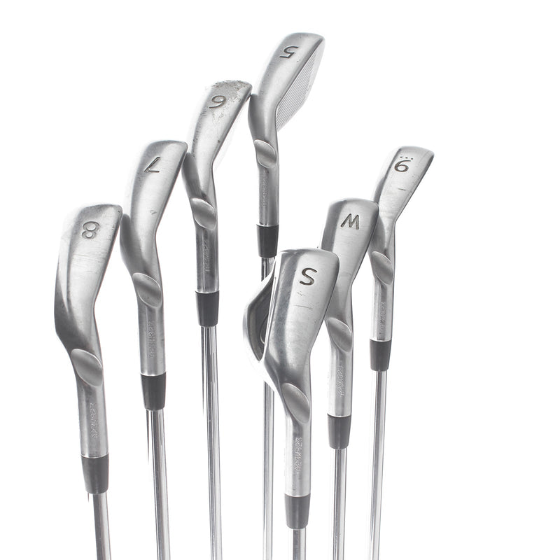 Ping G400 Steel Mens Right Hand Irons 5-SW Blue Dot 1* Upright Regular - Ping AWT 2.0