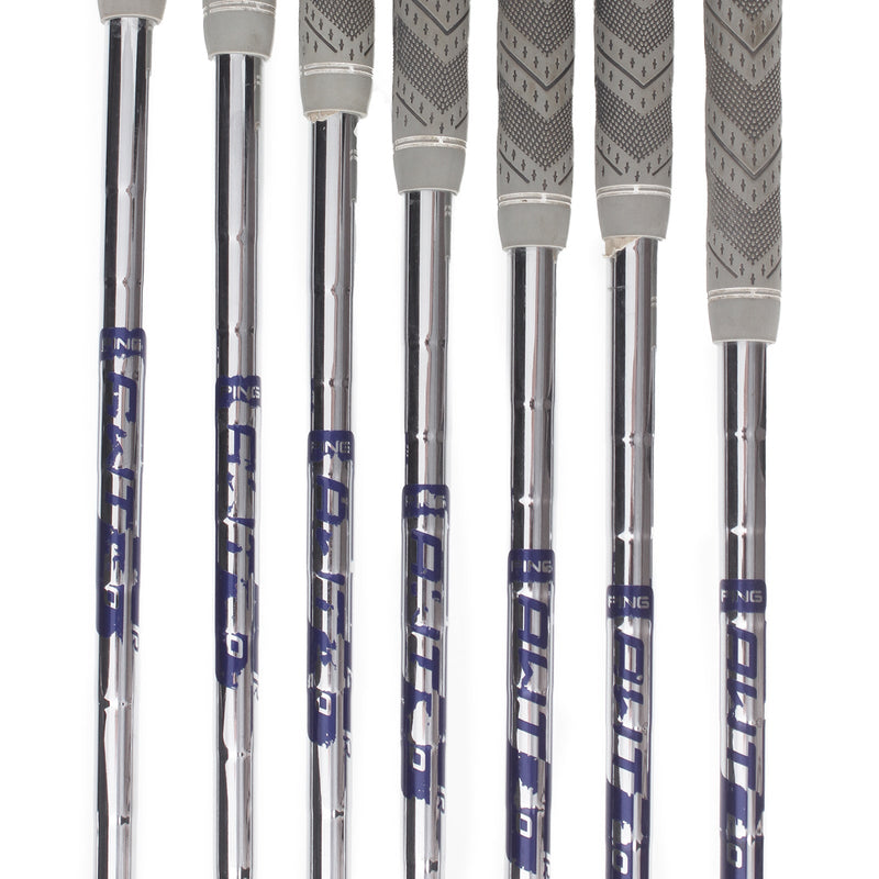 Ping G400 Steel Mens Right Hand Irons 5-SW Blue Dot 1* Upright Regular - Ping AWT 2.0