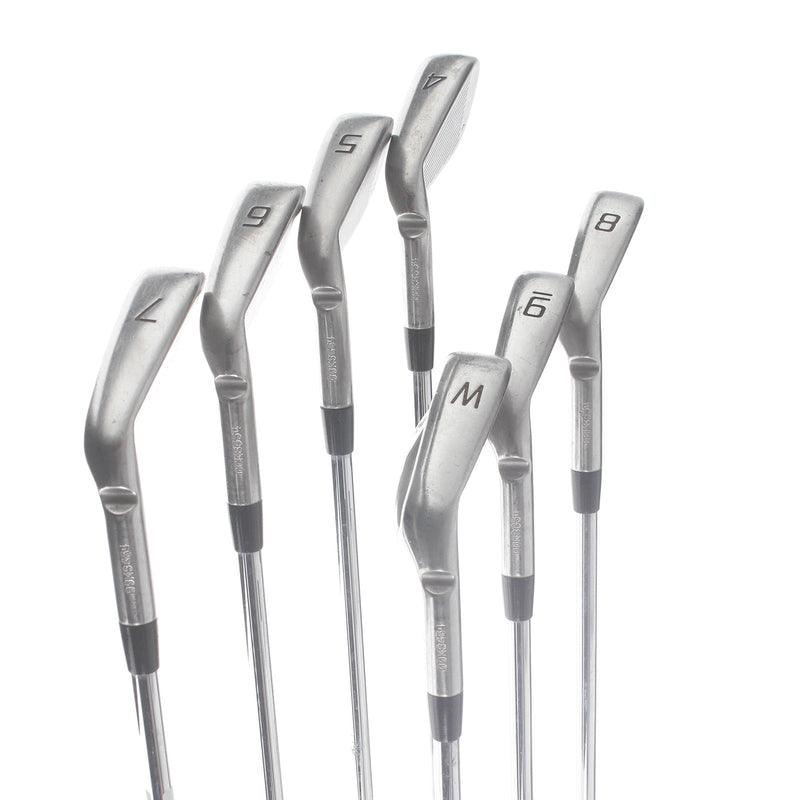 Ping i-Series E1 Steel Mens Right Hand Irons 4-PW Black Dot 2* Flat Regular - Ping CFS