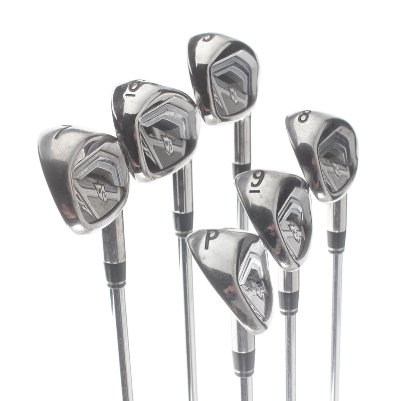 Wilson D7 Steel Mens Right Hand Irons 5-PW Regular - KBS Tour 80