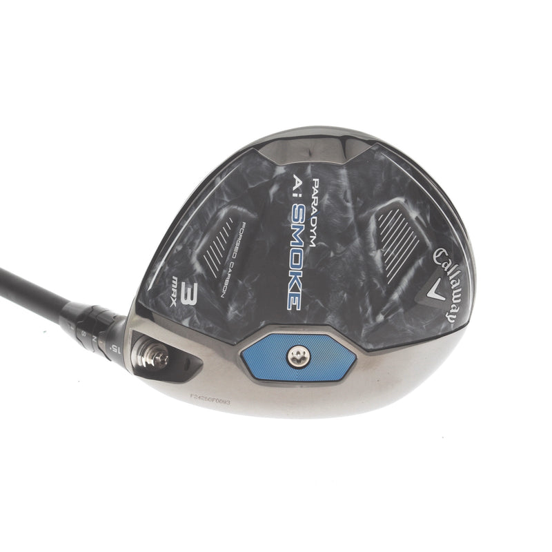 Callaway Paradym Ai Smoke Max Graphite Mens Right Hand Fairway 3 Wood 15* Stiff - Tensei AV Blue 75