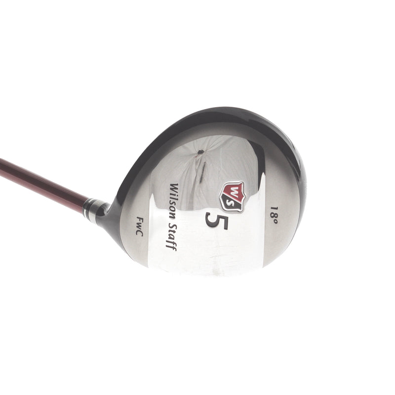 Wilson Staff FwS Graphite Mens Right Hand Fairway 5 Wood 18* Stiff - Wilson Grafalloy