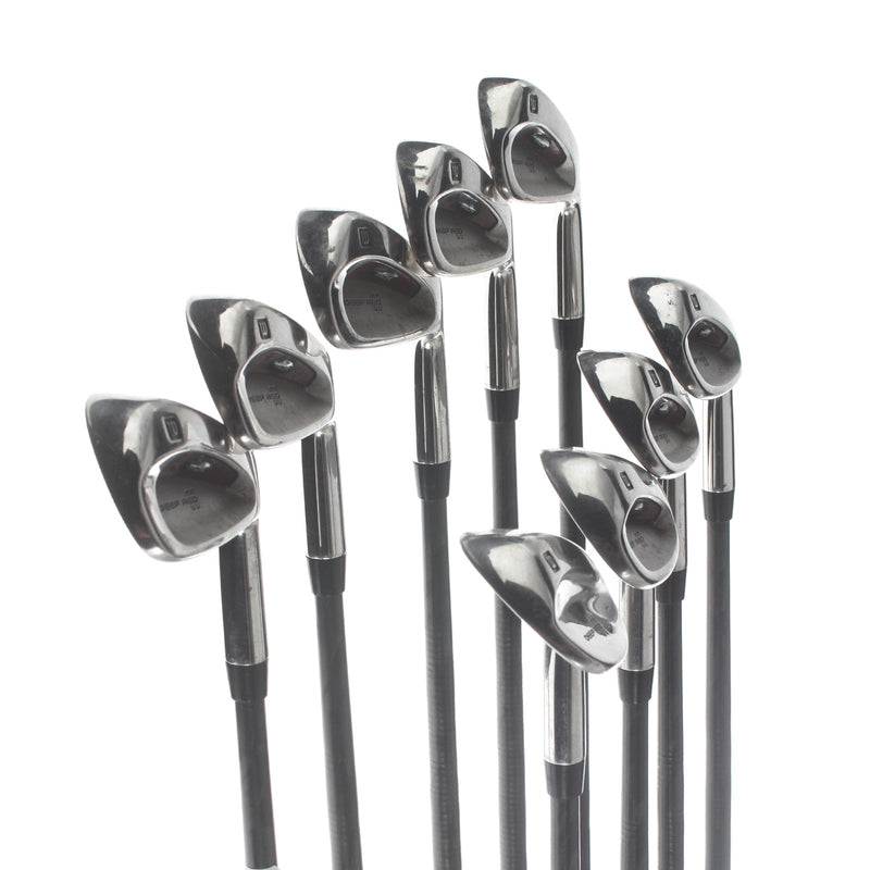 Wilson Staff Deep Red MDS Graphite Mens Right Hand Irons 3-SW Regular - UST Mamiya ProForce 95 Gold