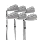 Ping i230 Steel Mens Left Hand Irons 5-PW White Dot 3* Upright Tour Stiff - Project X Rifle