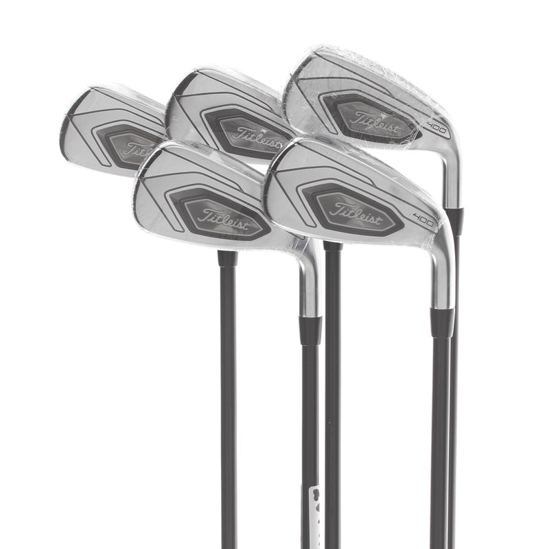Titleist T400 Graphite Mens Right Hand Irons 6-PW Regular - Tensei AV Red Series