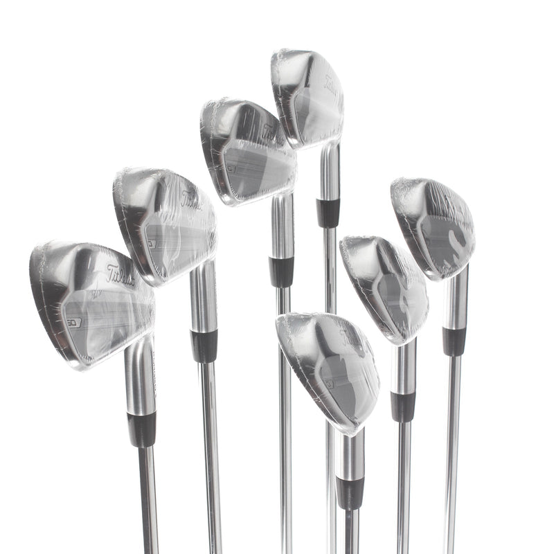 Titleist T150 Steel Mens Right Hand Irons 4-PW Stiff - AMT Black S300