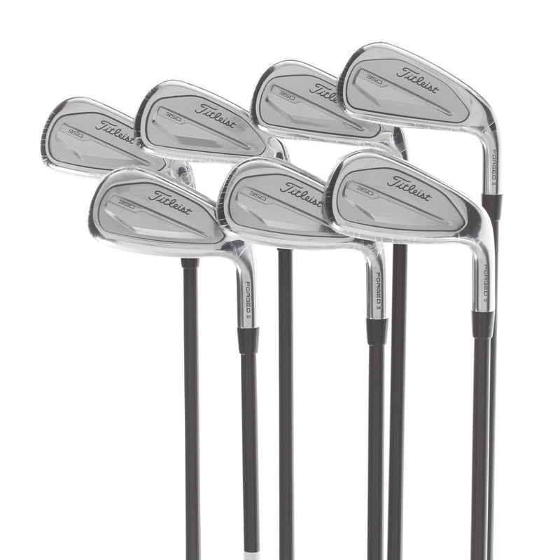 Titleist T350 Graphite Mens Right Hand Irons 5-GW Senior - Tensei AV Series AM(2) Red