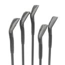 Titleist T350 Black Steel Mens Right Hand Irons 5-9 Stiff - True Temper AMT Red S300