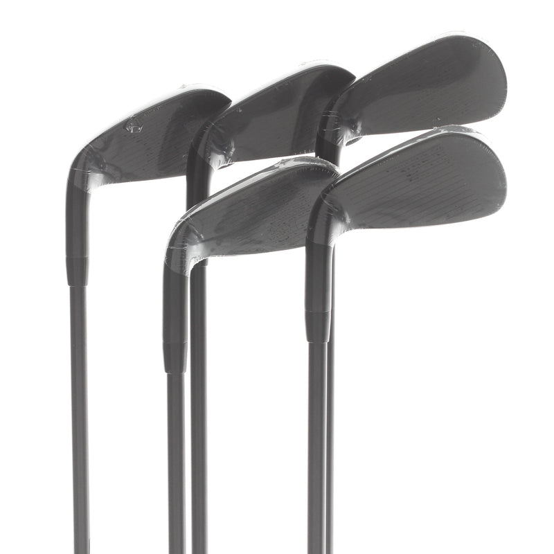 Titleist T350 Black Steel Mens Right Hand Irons 5-9 Stiff - True Temper AMT Red S300