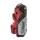 Titleist Stadry Cart Bag - Black/Red/Grey