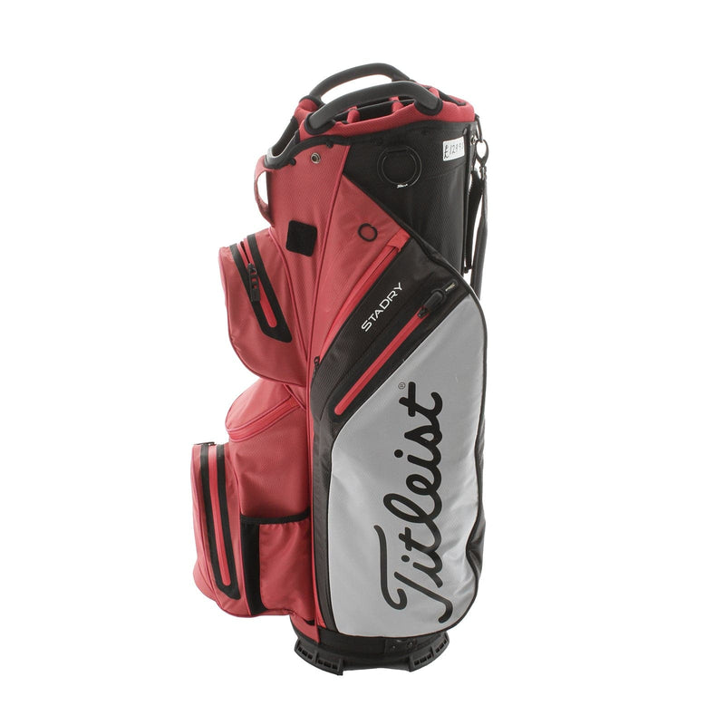 Titleist Stadry Cart Bag - Black/Red/Grey