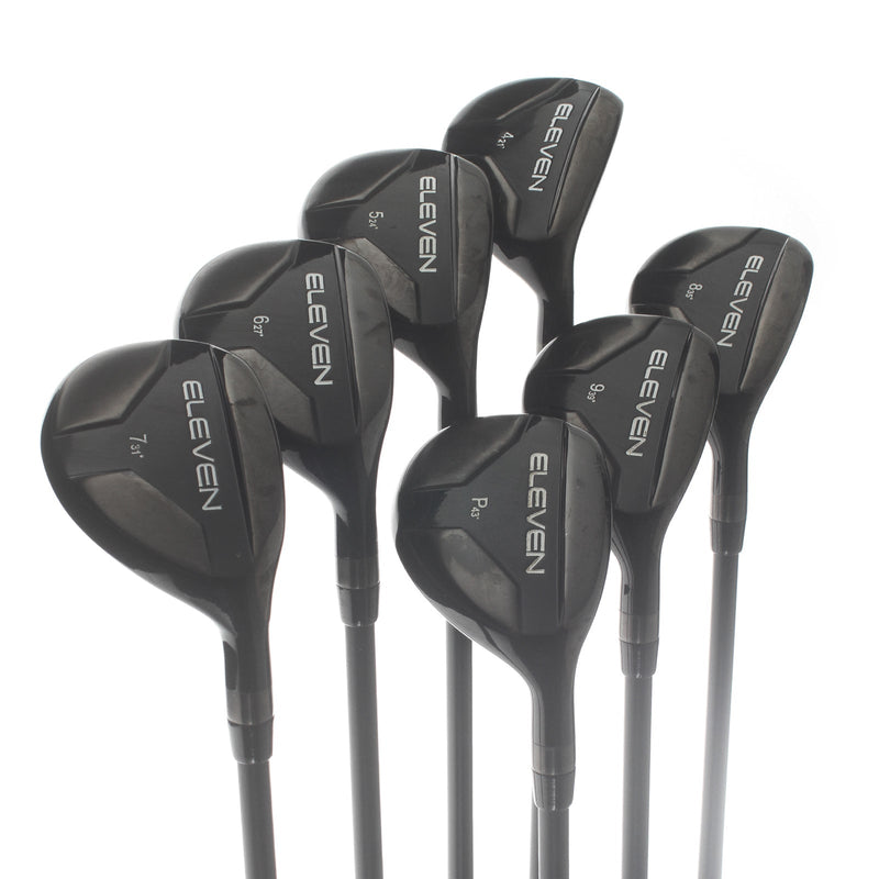 Eleven Irons Graphite Mens Right Hand Irons 4-PW Senior - KBS Tour Graphite Iron 60